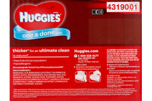 Huggies One & Done Wipes Refills Cucumber & Green Tea - 368 CT