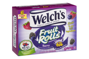 Welch's Fruit Rolls Berry - 6 CT