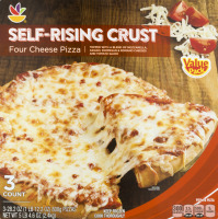Ahold Self-Rising Crust Pizza Four Cheese - 3 CT