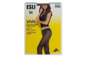 Колготки женские Esli Viva №8С-64СПЕ 40den 4-L visone