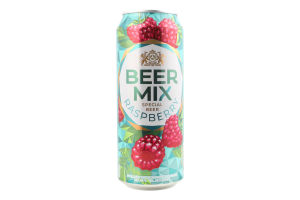 Пиво специальное 0.5л 2.4% BeerMix Малина ж/б