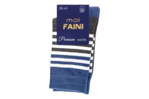 Носки мужские Moi Faini №113023 39-41 серый