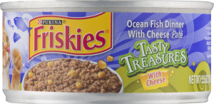 Purina Friskies Tasty Treasures Cat Food Ocean Fish Dinner With Cheese Pate