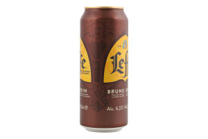 Пиво 0.5л 6.5% темное пастеризованное Bruin Leffe ж/б