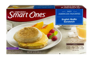Weight Watchers Smart Ones Tasty American Favorites English Muffin Sandwich - 2 CT