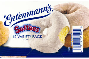 Entenmann's Soft'ees Donuts Variety Pack - 12 CT