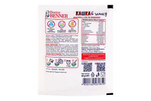 Каша вівсяна з чіа та вишнею Кашка в чашку Doctor Benner м/у 40г