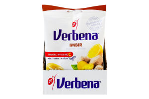 Карамель леденцовая с начинкой Имбирь Verbena м/у 60г