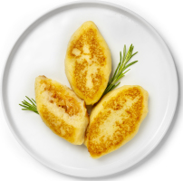 Зразы картофельные с капустой  