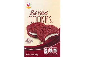 Ahold Red Velvet Cookies with Cheesecake Filling