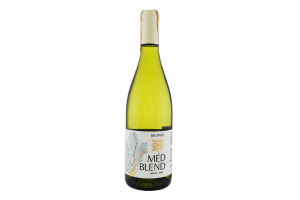 Вино 0.75л 11% біле сухе Med Blend Recanati пл