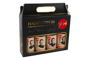 Набір соусів Подорож смаками Азії 4*215мл пет Jami