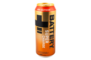 Напій енергетичний безалкогольний сильногазований Super charge Battery з/б 480мл