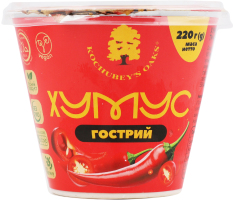 Хумус гострий 220г стакан Kochubey's Oaks