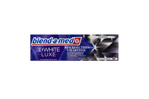 Паста зубная Perfection charcoal 3D White Luxe Blend-a-Med 75мл