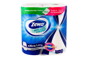 Полотенца кухонные 2-х слойные Original Extra Lang Wisch&Weg Zewa 2шт