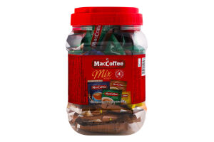 Напиток кофейный растворимый 4 аромата 3в1 Mix ассорти MacCoffee п/б 48х18г