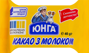Какао з молоком Юнга м/у 40г