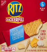 Nabisco Ritz Crackerfuls Four Cheese Filled Crackers - 6 CT