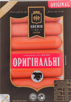 Сосиски Оригінальні Gremio в/с лоток 280г