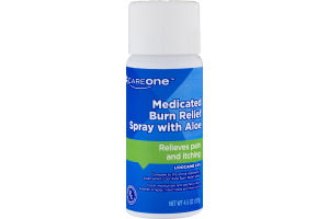 CareOne Medicated Burn Relief Spray with Aloe