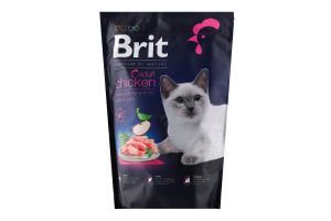 Корм полнорационный для взрослых котов Chicken Adult Premium by Nature Brit д/п 800г