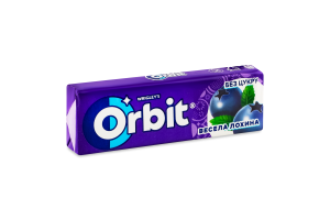Гумка жувальна без цукру з підсолоджувачами Весела лохина Orbit м/у 14г