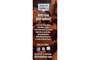 Nature's Bakery Soft Baked Organic Brownie Salted Caramel - 6 PK