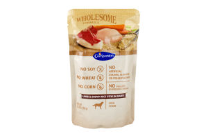 Companion Wholesome Formula Dog Food Lamb and Brown Rice Stew in Gravy
