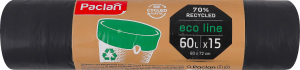 Мішки для сміття 60л Eco line Paclan 15шт