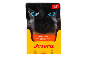 Корм вологий повнораціонний для дорослих котів Курка Філе Josera д/п 70г