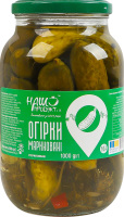 Огурцы маринованные стерилизованые Наш продукт і К с/б 1кг