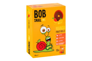 Конфеты фруктовые натуральные Манго Roll Bob Snail к/у 10х10г