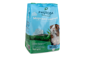 Корм повнораціонний для морських свинок Nature+ feed Pryroda м/у 500г
