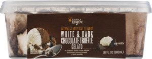 Simply Enjoy Gelato White & Dark Chocolate Truffle