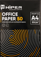 Папір офісний Блек А4 80г/м2 50аркушів Хіпер