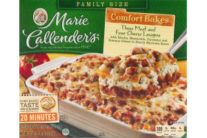 Marie Callender's Comfort Bakes Family Size Three Meat And Four Cheese Lasagna