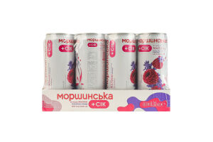 Напиток безалкогольный сокосодержащий негазированный со вкусом малины и экстрактом лаванды Моршинська ж/б 0.33л