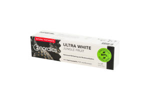 Паста зубная Jungle Fruit Ultra White Cosmos Organic Nordics 75мл
