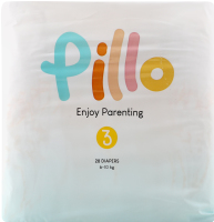 Підгузки PILLO Midi 6-10кг 28шт. И184 (Італія)