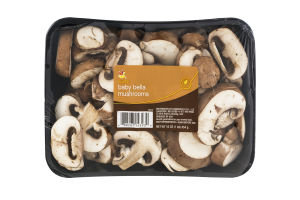 Ahold Baby Bella Mushrooms Sliced