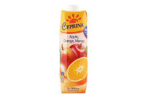 Сік Яблуко апельсин манго 1л т/п Cyprina