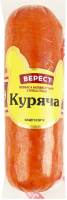 Ковбаса з м'яса птиці Куряча Верест н/к в/с в/у 0.35кг