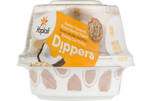 Yoplait Dippers Greek Nonfat Yogurt Toasted Coconut + Honey Oat Crisps