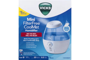 Vicks Mini Filter Free Cool Mist Humidifier