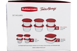 Rubbermaid TakeAlongs Lunch & Salad To-Go Pack - 12 CT