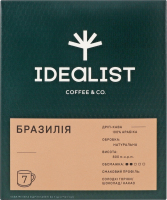 Кофе натуральный молотый в дрип-пакете Бразилия Idealist Coffee&Co. к/у 7х12г