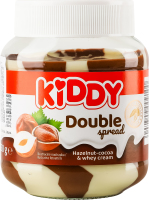 Паста двойная с ядрами ореха фундука какао и с молочной сывороткой Kiddy с/б 350г
