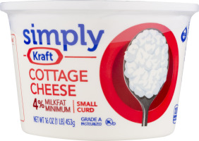 Kraft Simply 4% Milkfat Cottage Cheese Small Curd