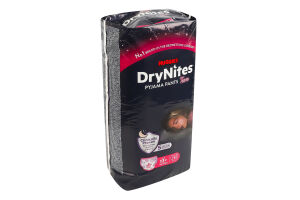 Трусики-подгузники для девочек от 13лет ночные 48-60кг Teen DryNites Huggies 9шт